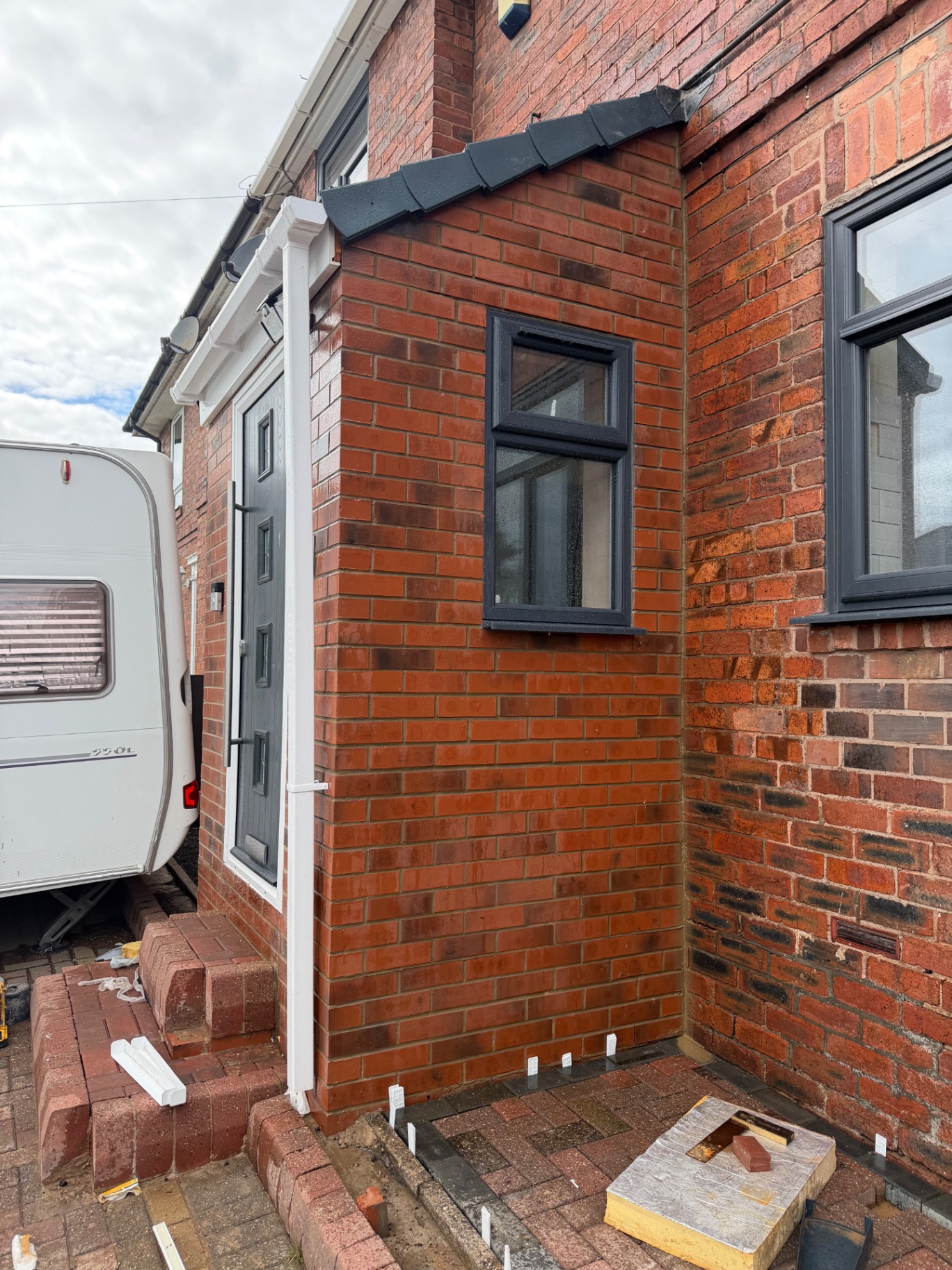 Front porch extension — after